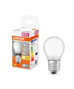 Lampadina LED Osram Star Classic P40 filamento Luce Calda E27