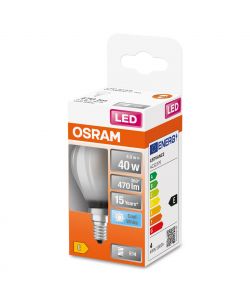 Lampadina LED Osram STAR Classic P 40 filamento Luce Naturale E14