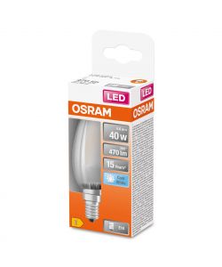 Lampadina LED Osram Star Classic B40 filamento Luce Naturale E14