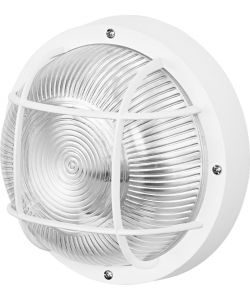 Ledvance Applique da Parete Esterno Bianco E27 IP44 190 mm Vetro e PP