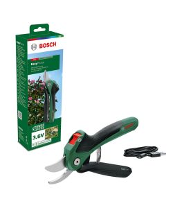 Bosch Cesoia da Giardinaggio a Batteria Easy Prune - Taglio Fino a 25 mm - 450 Tagli per Carica - 3,6 V - Dimensioni Compatte