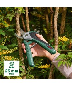 Bosch Cesoia da Giardinaggio a Batteria Easy Prune - Taglio Fino a 25 mm - 450 Tagli per Carica - 3,6 V - Dimensioni Compatte