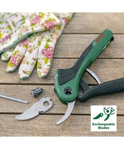 Bosch Cesoia da Giardinaggio a Batteria Easy Prune - Taglio Fino a 25 mm - 450 Tagli per Carica - 3,6 V - Dimensioni Compatte