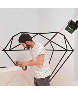 Bosch Livella Laser Quigo Verde con Morsetto Universale MM2 7m Precisione 0,8 mm