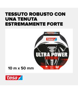 Tesa Nastro Adesivo Riparazioni Ultra Power Extreme Nero - 10m x 50mm