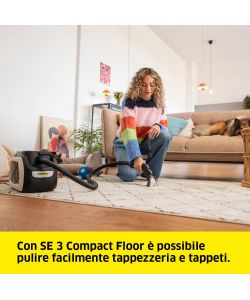 Karcher Lavatappeti SE 3 Compact Bianco 1,7L per Tessuti e Moquette