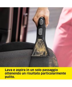Karcher Lavatappeti SE 3 Compact Bianco 1,7L per Tessuti e Moquette