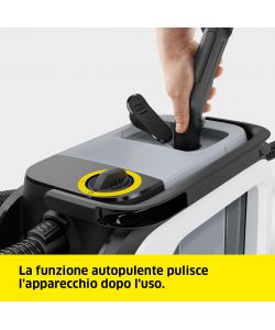 Karcher Lavatappeti SE 3 Compact Bianco 1,7L per Tessuti e Moquette