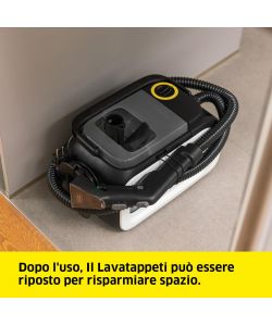 Karcher Lavatappeti SE 3 Compact Bianco 1,7L per Tessuti e Moquette