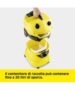 Karcher Bidone aspiratutto solidi e liquidi WD 4 - 20 L