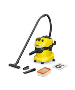 Karcher aspiratore solidi e liquidi WD 4 P con presa elettroutensile - 20 L