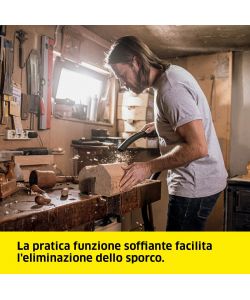 Karcher aspiratore solidi e liquidi WD 4 P con presa elettroutensile - 20 L