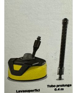 Karcher Idropulitrice K 6 Black con lavasuperfici T 5 nera