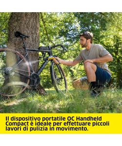 Karcher Idropulitrice portatile OC Handheld Compact gialla a batteria - 15 bar