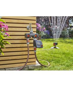 Gardena Computer Irrigazione Select Nero per Vasi e Prato Flessibile
