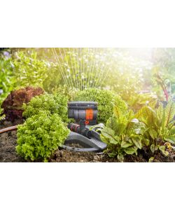 Gardena Irrigatore Oscillante AquaZoom Compact 9-216 mq Nero