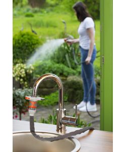 Gardena Adattatore per rubinetti da interno Grigio 1 pz M22/M24