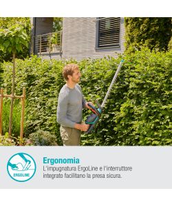 GARDENA Tagliasiepi Comfortcut 60 18V P4A