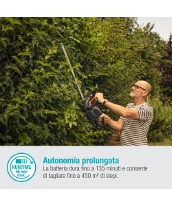 GARDENA Tagliasiepi Comfortcut 60 18V P4A