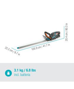 GARDENA Tagliasiepi Comfortcut 60 18V P4A