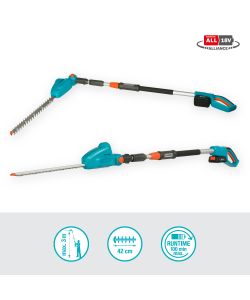 GARDENA Tagliasiepi Telescopica Ths 42/18V P4A
