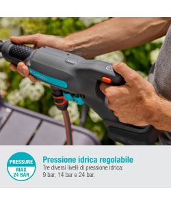 Idropulitrice AquaClean 24/18V P4A Set pronto all'uso