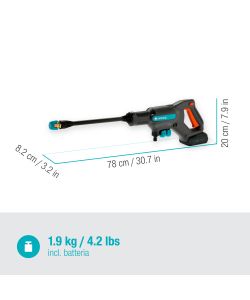 Idropulitrice AquaClean 24/18V P4A Set pronto all'uso