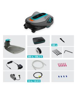 GARDENA Set Robot Rasaerba Smart Sileno Life 1000