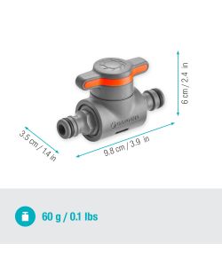 Gardena Raccordo di regolazione per tubo flessibile grigio 35mm
