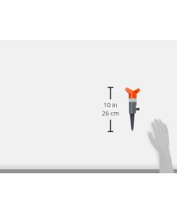 Gardena Irrigatore circolare Foxtrott 13m picchetto metallo giardino