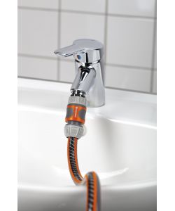 Gardena Adattatore filettato M 22 x 1 per tubo giardino - Cromo