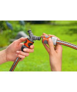 Gardena Raccordo a Y 13/19 mm in plastica per tubi da giardino