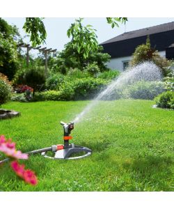 Gardena Irrigatore a impulso circolare su slitta per giardino 490 m�