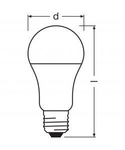 Lampadina LED Osram Superstar+ Classic A 75 Fr, 10W, 1055Lm