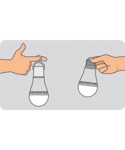 Osram Lampadina LED Ricaricabile A60 8W E27 Bianco Caldo 2700K
