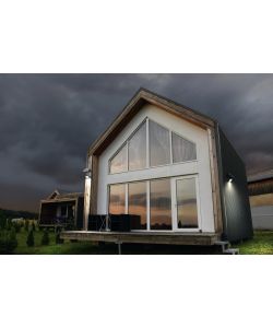 Faro LED Endura 10W 1400LM Nero con telecomando per esterni