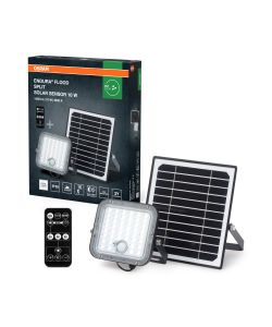 Faro LED Endura 10W 1400LM Nero con telecomando per esterni