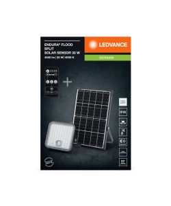 Osram Lampada Solare LED Esterno 30W 4500lm Nero con Telecomando