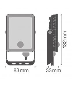 Proiettore FloodLight Essential Sensor 10W 4000K - Con sensore di movimento