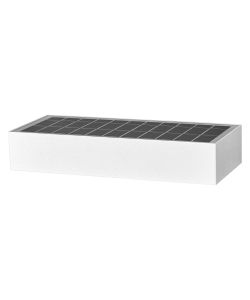 Lampada Pannello Solare LED Bianco 6W con Sensore di Movimento IP65 - 850lm 3000K 230x97x43mm
