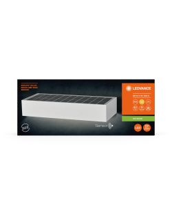 Lampada Pannello Solare LED Bianco 6W con Sensore di Movimento IP65 - 850lm 3000K 230x97x43mm
