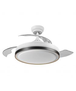 LEDVANCE Ventilatore da Soffitto LEDVANCE Ceiling Fan Retractable 1070 66W Bianco con Pale a Scomparsa
