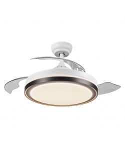 LEDVANCE Ventilatore da Soffitto LEDVANCE Ceiling Fan Retractable 1070 66W Bianco con Pale a Scomparsa