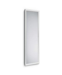 Loreley Specchio Cornice Legno Argento 35x125 cm Versatile Elegante