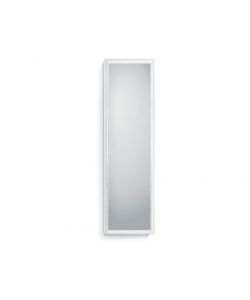 Loreley Specchio Cornice Legno Argento 35x125 cm Versatile Elegante