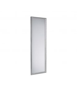 LORELEY Specchio cornice legno argento 35x125 cm installabile verticale orizzontale