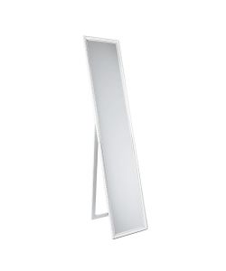 LORELEY Specchio da Terra in Legno Bianco 35x160 cm Design Rettangolare