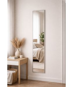 Specchio da Parete Rosi con Cornice Liscia 25x160 cm