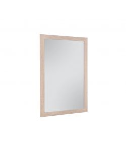 Specchio Decorativo Thea MDF Rovere Chiaro 48x68 cm - Design Essenziale