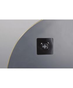 Trio Lighting Specchio rotondo diam. 50 cm con cornice oro per parete